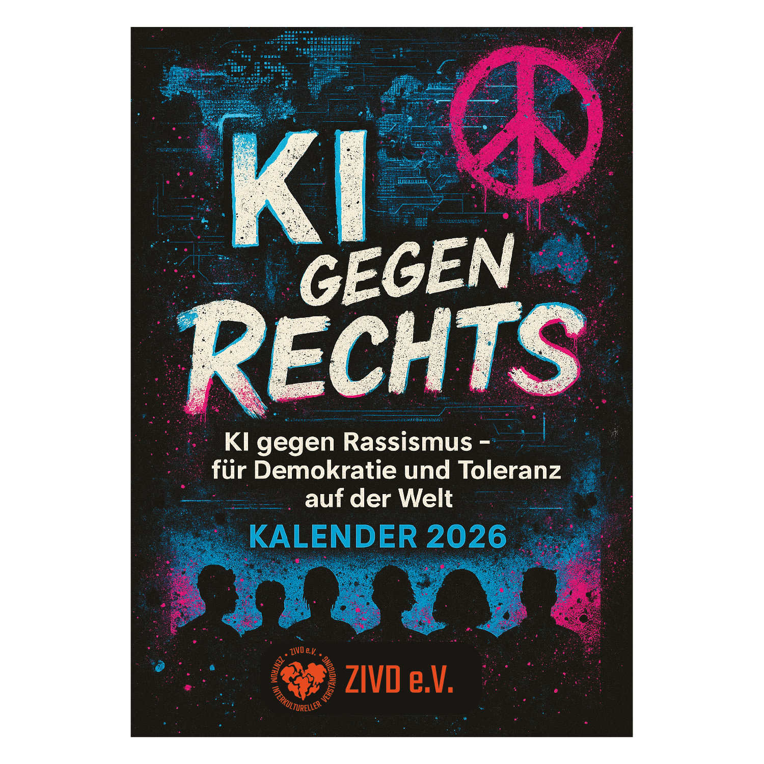 Kalender 2026 KI gegen Rassismus für Toleranz und Demokratie